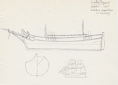 082 Costantinopoli - gagali - 1855 armato a brigantino o checchia